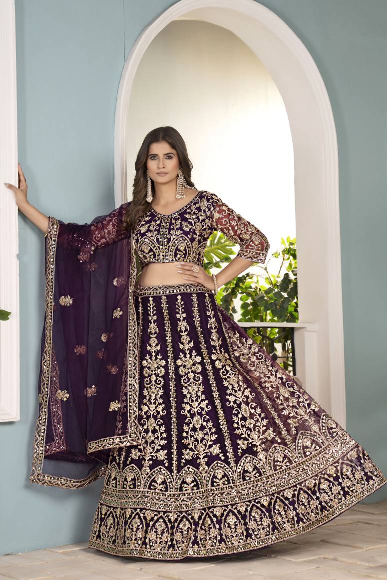 Latest Semi Stitched Lehenga Choli With Dupatta.
