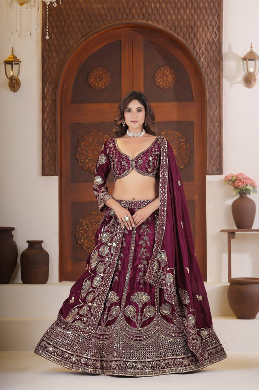 Latest Semi Stitched Lehenga Choli With Dupatta.