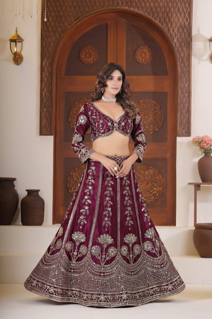 Latest Semi Stitched Lehenga Choli With Dupatta.