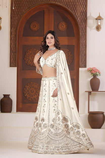 Latest Semi Stitched Lehenga Choli With Dupatta.