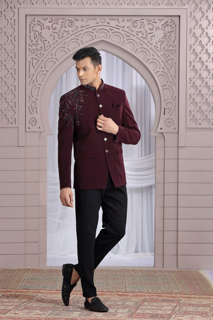 Traditional Men's Classic Jodhpuri Suit