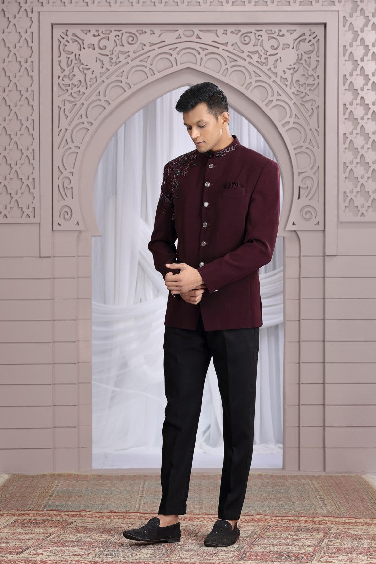 Traditional Men's Classic Jodhpuri Suit