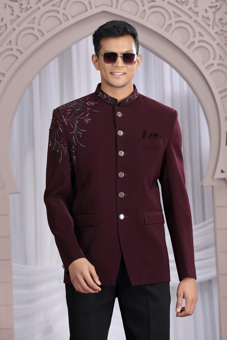 Traditional Men's Classic Jodhpuri Suit