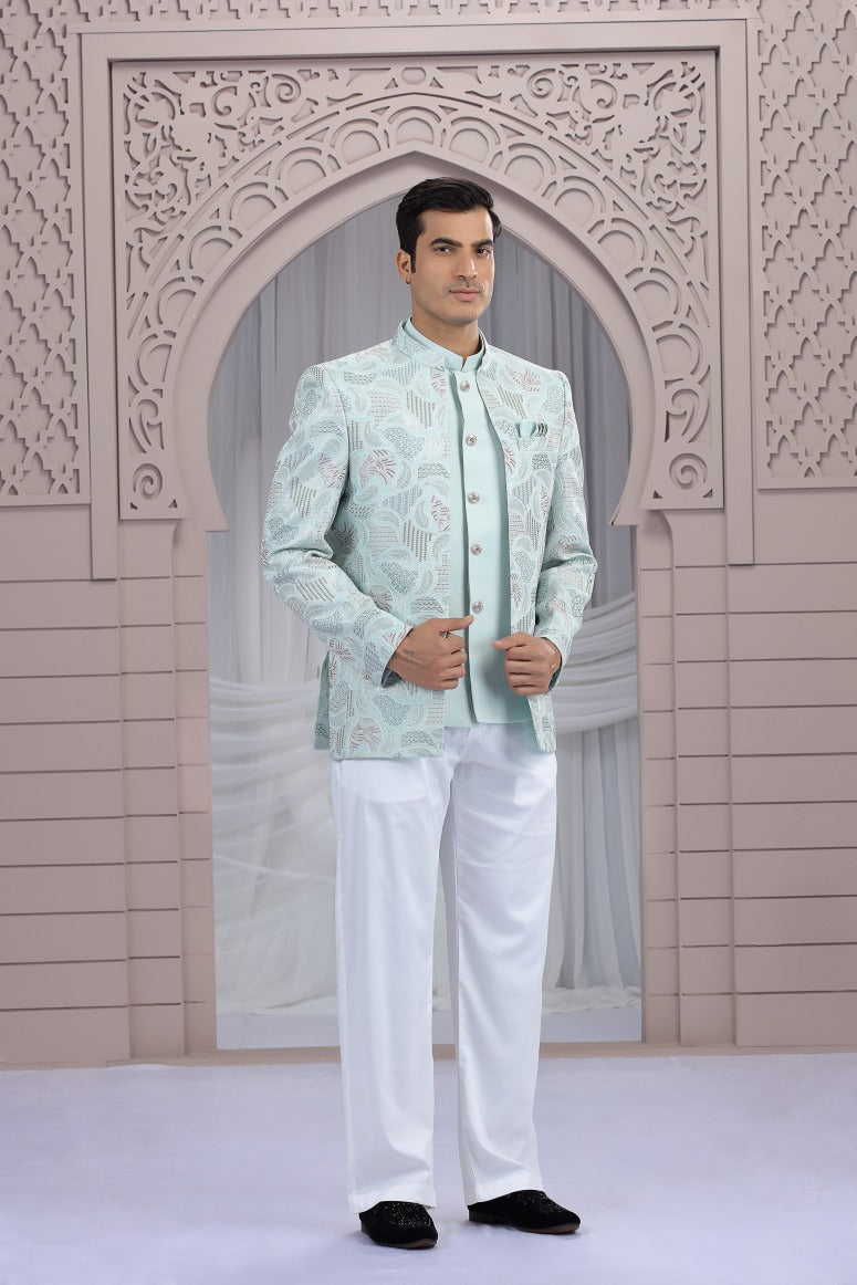 Traditional Men's Classic Jodhpuri Suit