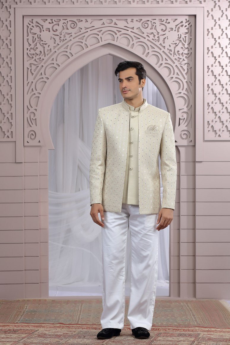 Traditional Men's Classic Jodhpuri Suit