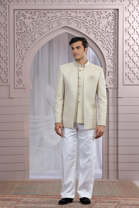 Traditional Men's Classic Jodhpuri Suit