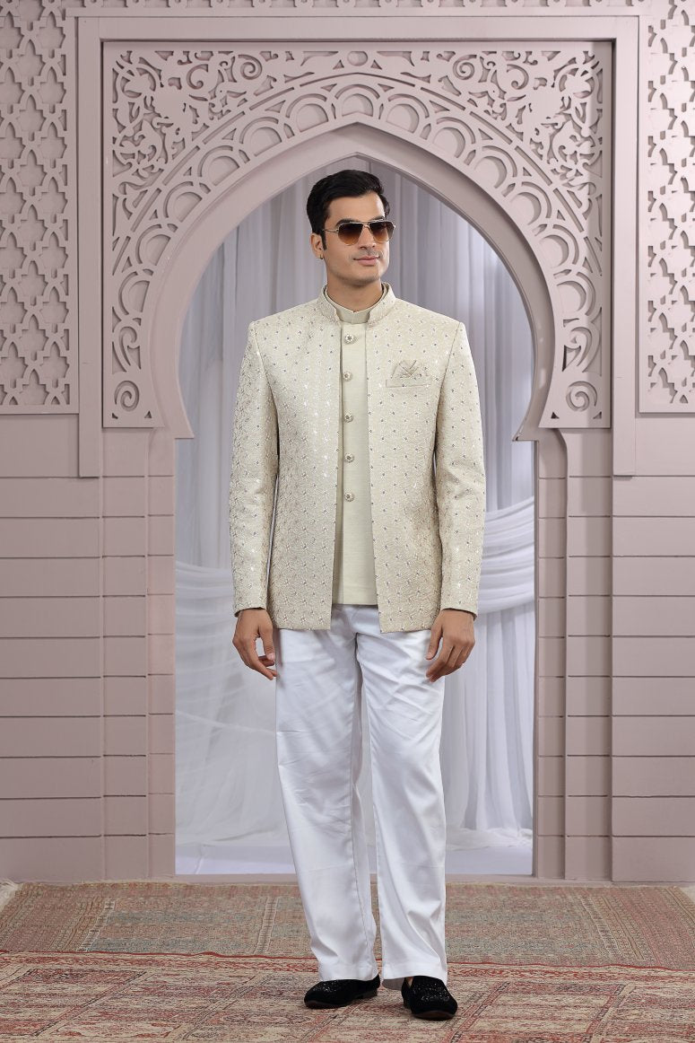 Traditional Men's Classic Jodhpuri Suit