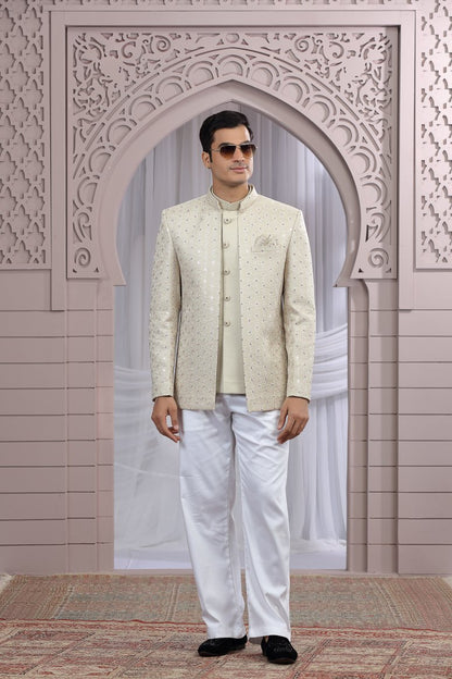 Traditional Men's Classic Jodhpuri Suit