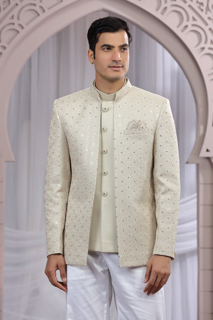 Traditional Men's Classic Jodhpuri Suit