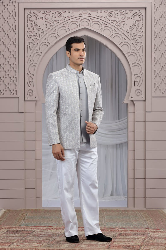 Traditional Men's Classic Jodhpuri Suit