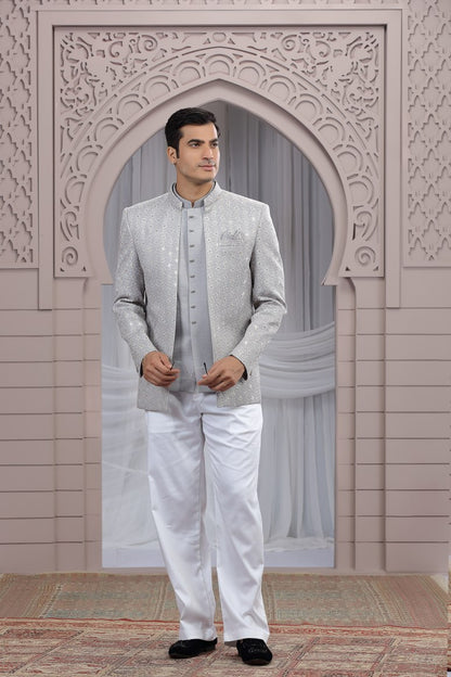 Traditional Men's Classic Jodhpuri Suit