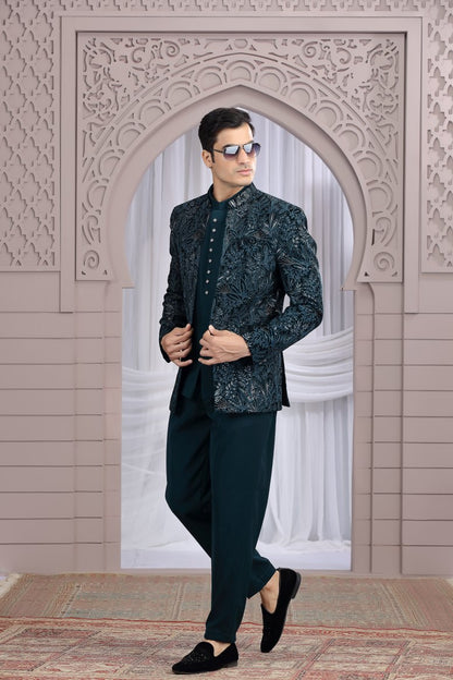Traditional Men's Classic Jodhpuri Suit