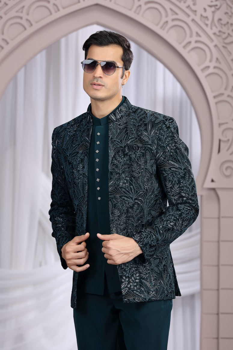 Traditional Men's Classic Jodhpuri Suit