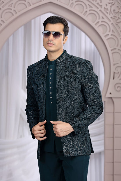 Traditional Men's Classic Jodhpuri Suit