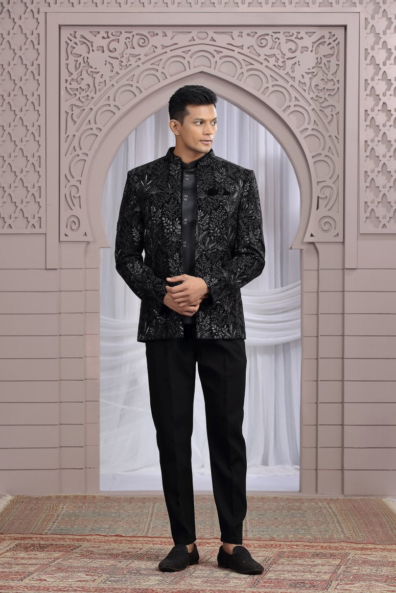 Traditional Men's Classic Jodhpuri Suit