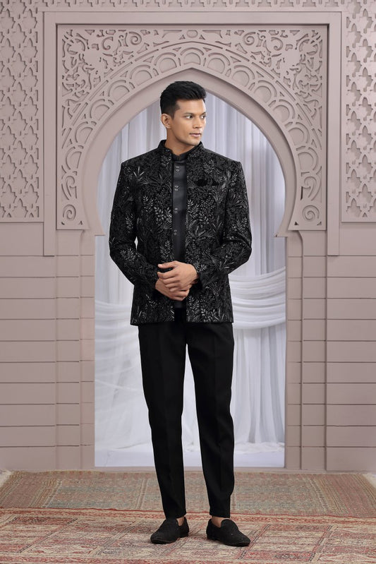Traditional Men's Classic Jodhpuri Suit