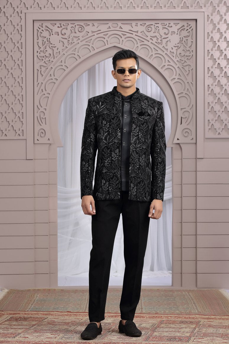 Traditional Men's Classic Jodhpuri Suit