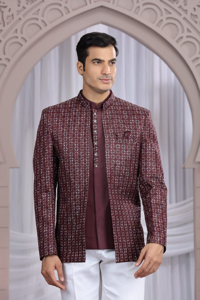 Traditional Men's Classic Jodhpuri Suit