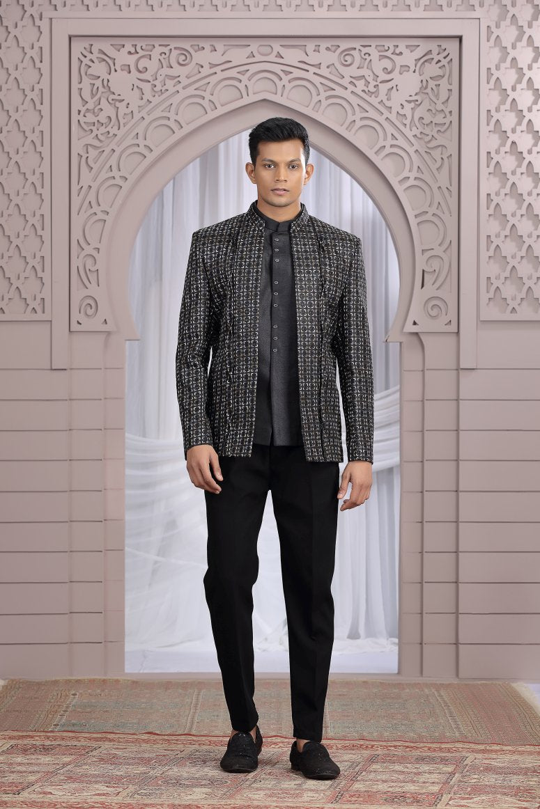 Traditional Men's Classic Jodhpuri Suit