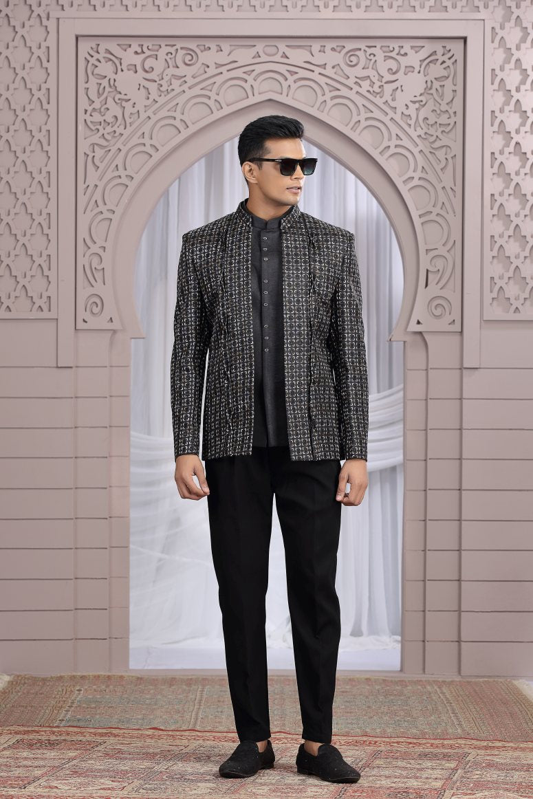 Traditional Men's Classic Jodhpuri Suit