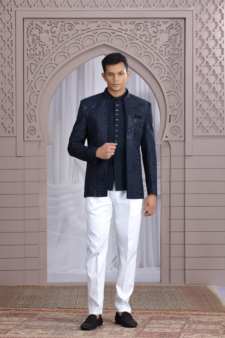 Traditional Men's Classic Jodhpuri Suit