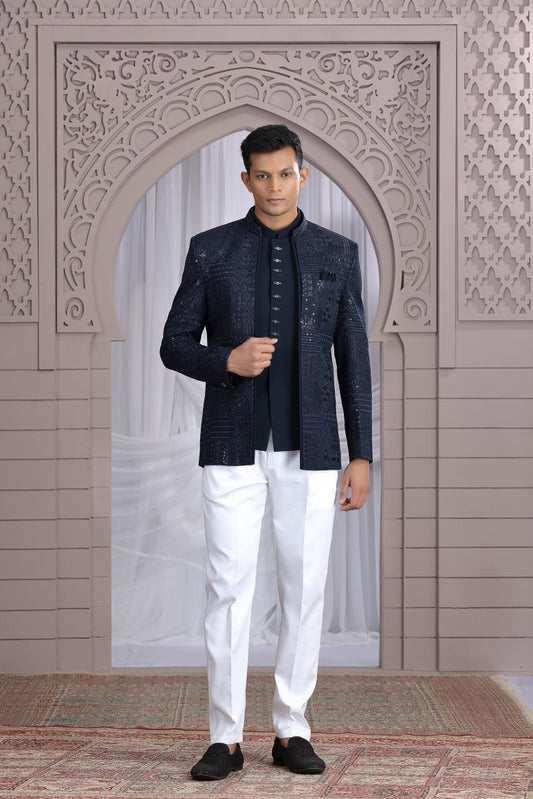 Traditional Men's Classic Jodhpuri Suit