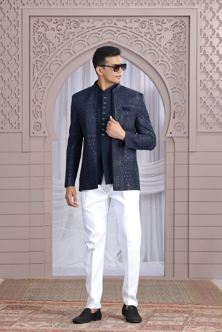 Traditional Men's Classic Jodhpuri Suit