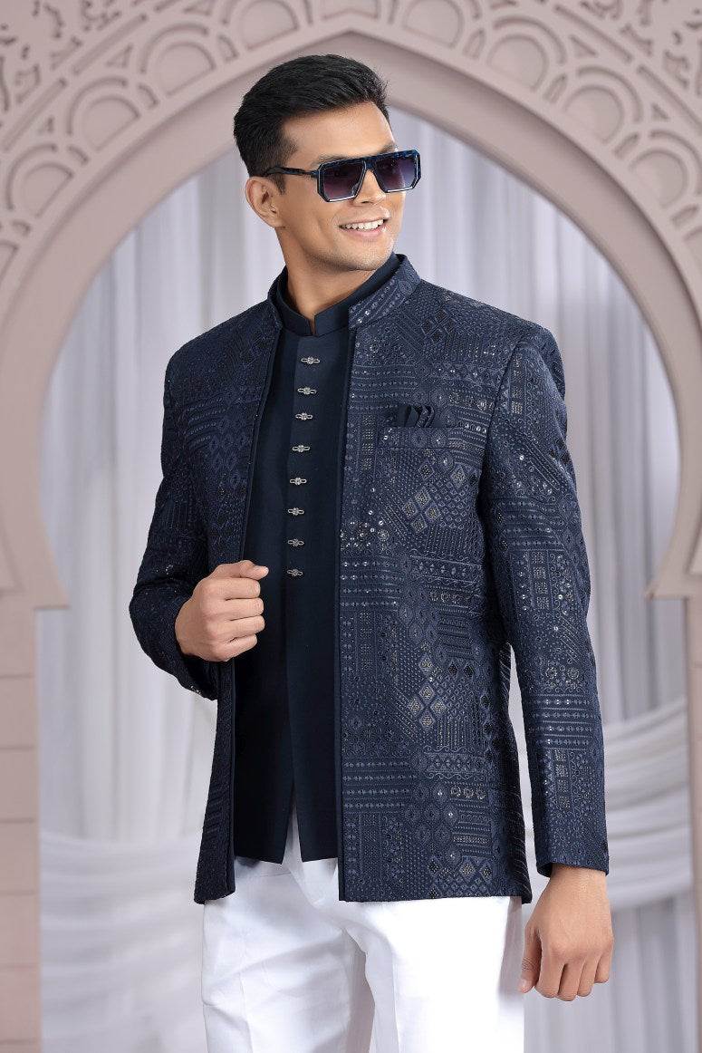 Traditional Men's Classic Jodhpuri Suit