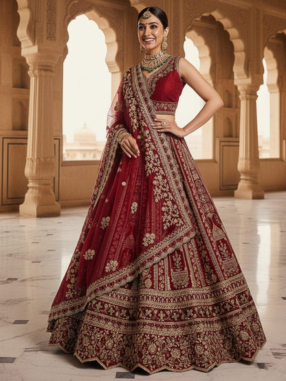 Latest Semi Stitched Lehenga Choli With Dupatta.