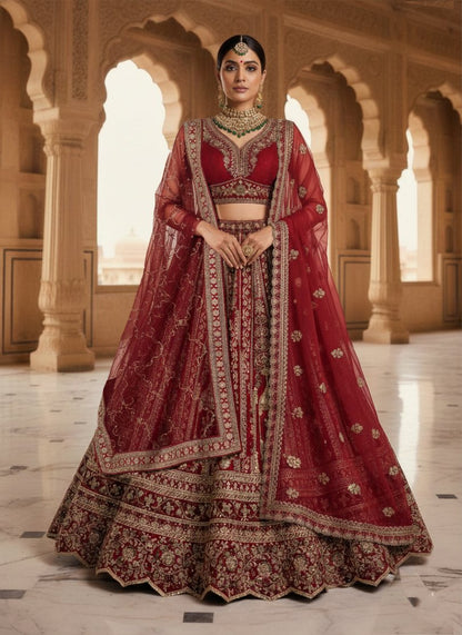 Latest Semi Stitched Lehenga Choli With Dupatta.