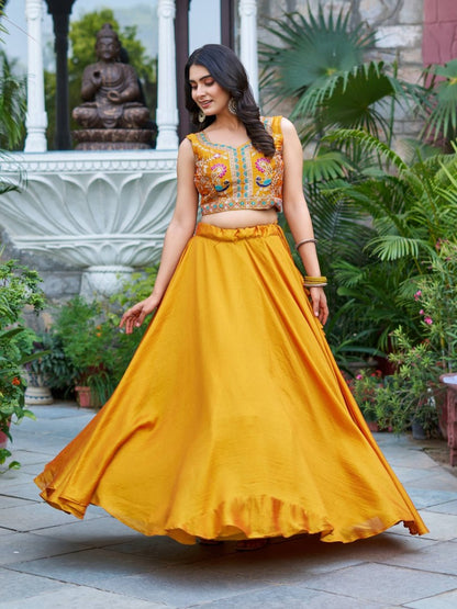 Latest Semi Stitched Lehenga Choli With Dupatta.