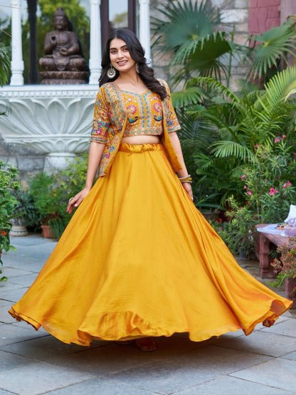Latest Semi Stitched Lehenga Choli With Dupatta.