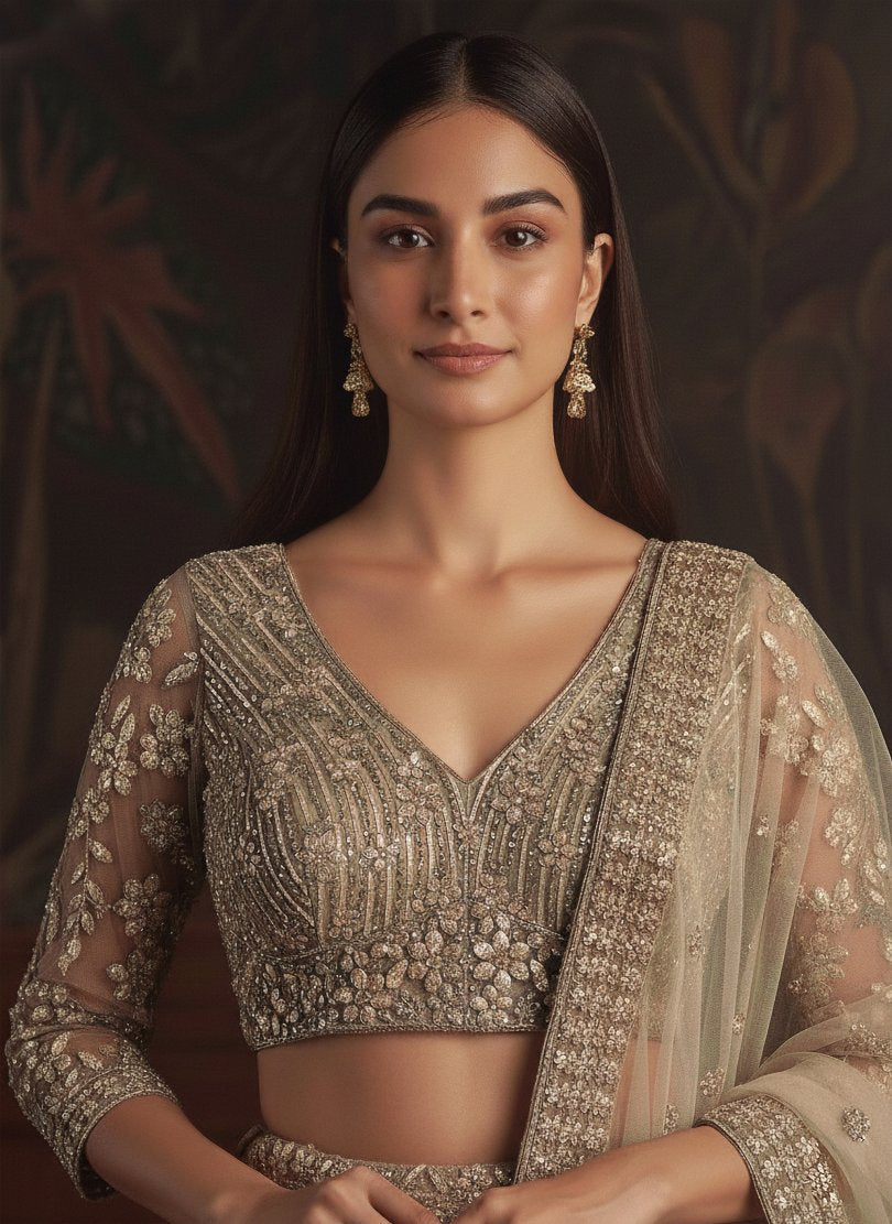 Latest Semi Stitched Lehenga Choli With Dupatta.