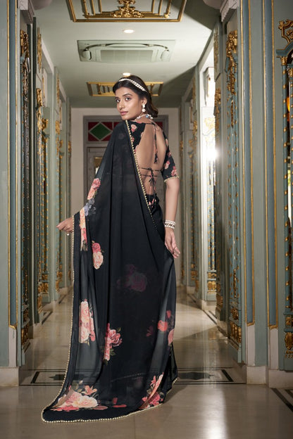 Georgette Silk Saree.