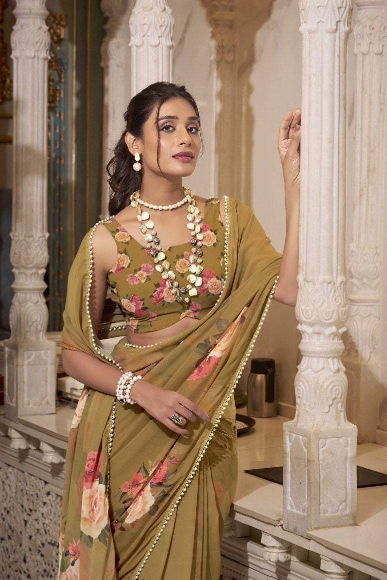 Georgette Silk Saree.