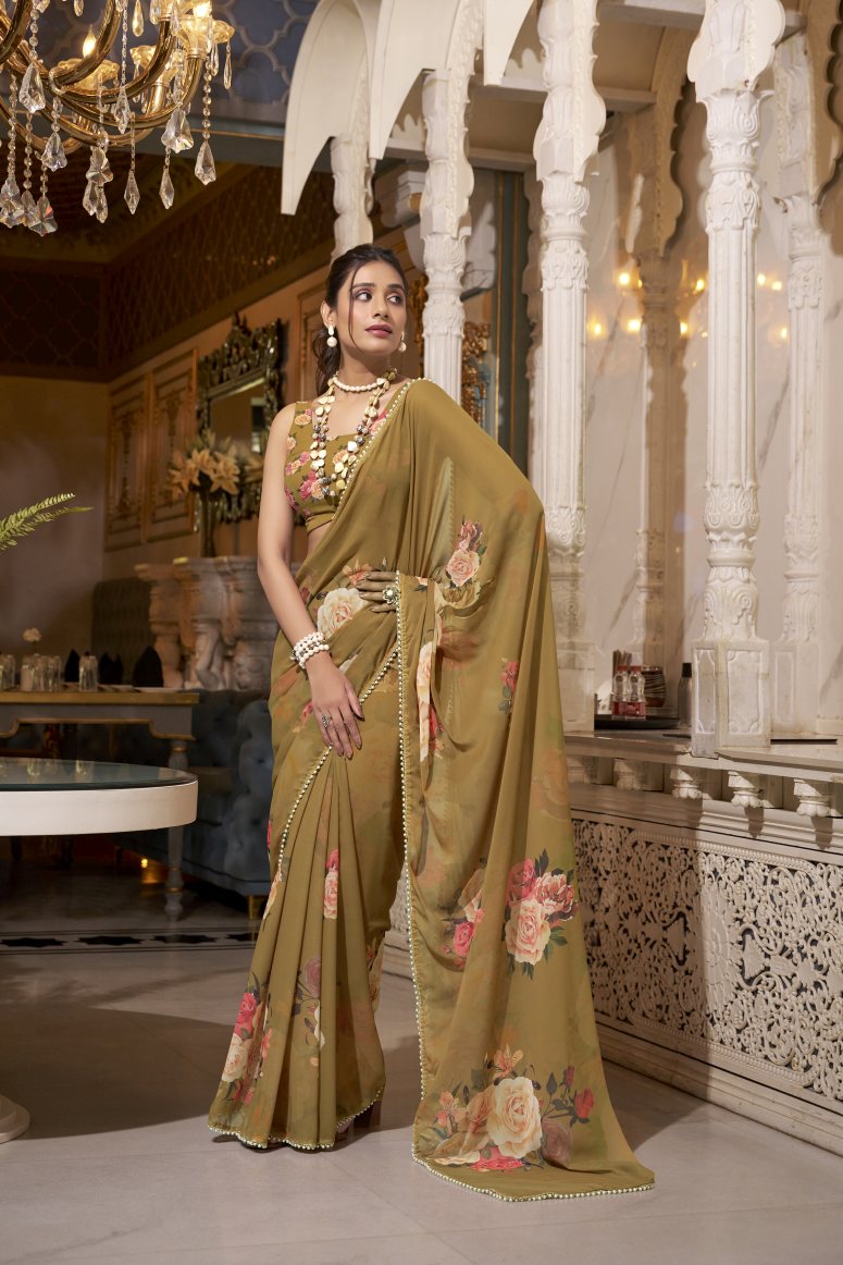 Georgette Silk Saree.