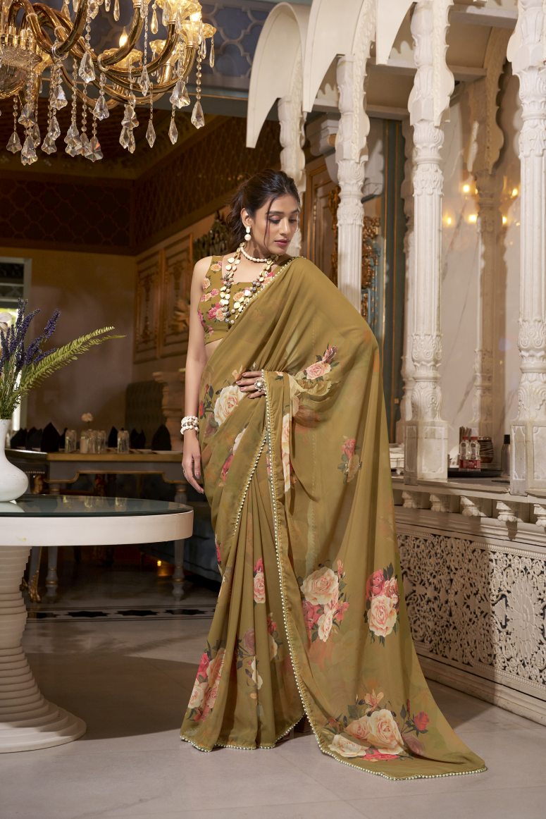 Georgette Silk Saree.