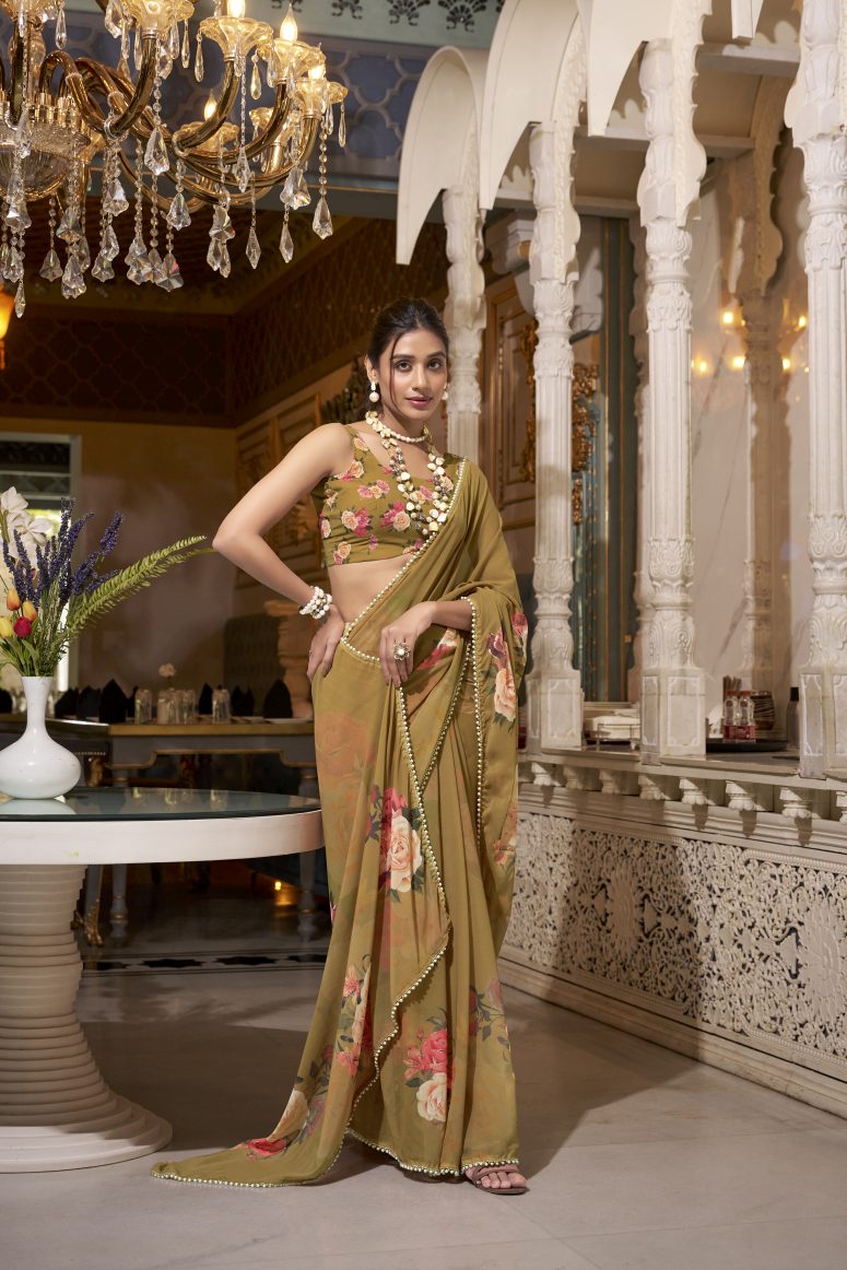 Georgette Silk Saree.