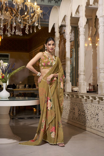 Georgette Silk Saree.