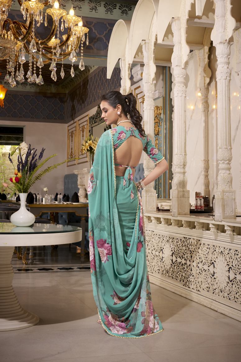 Georgette Silk Saree.