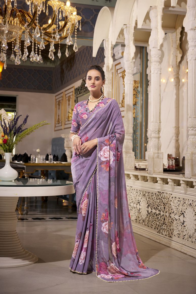 Georgette Silk Saree.