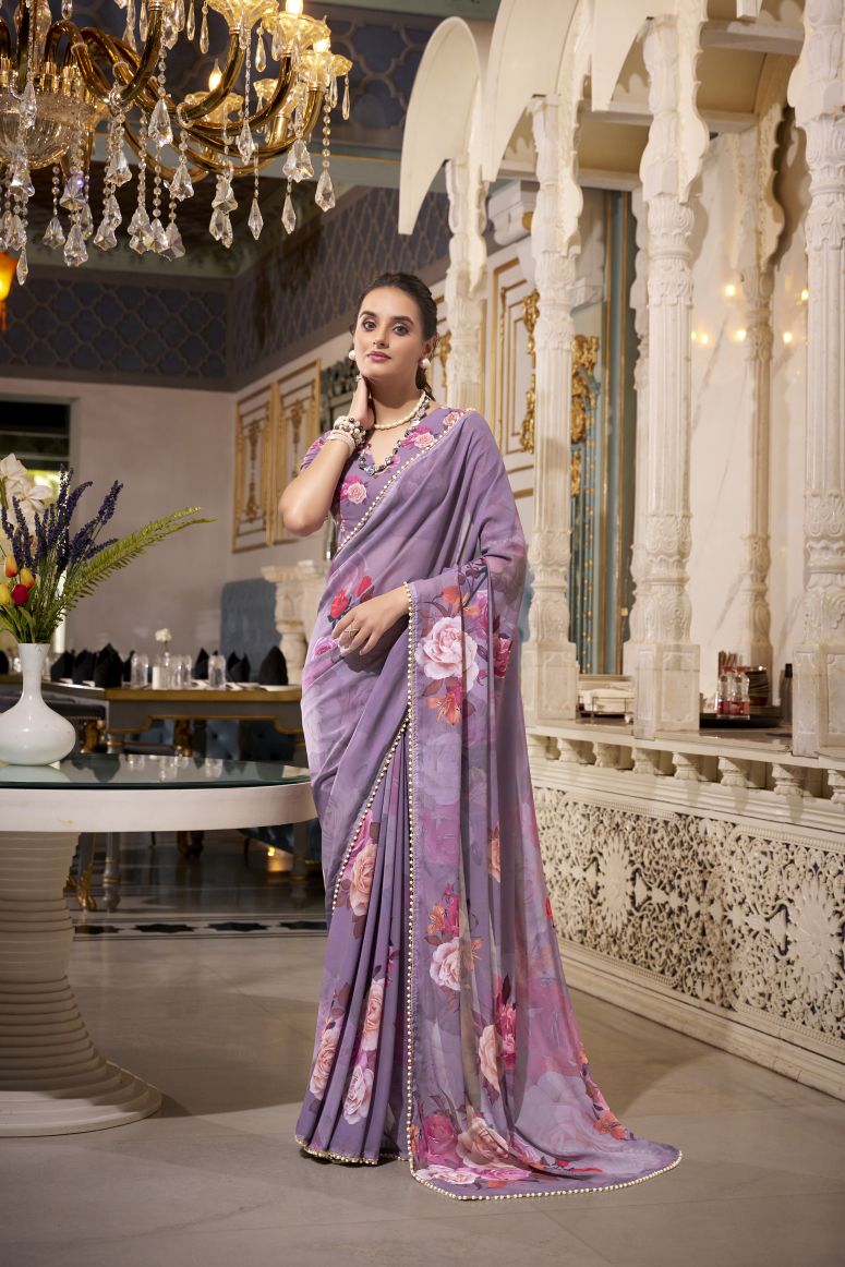 Georgette Silk Saree.
