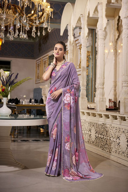 Georgette Silk Saree.