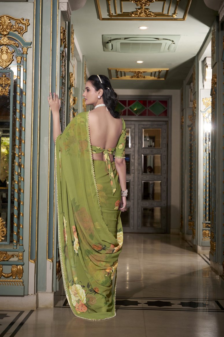 Georgette Silk Saree.