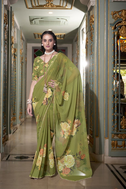 Georgette Silk Saree.