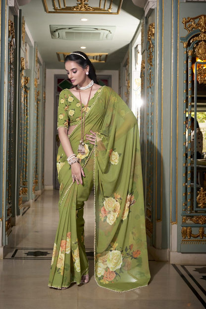 Georgette Silk Saree.