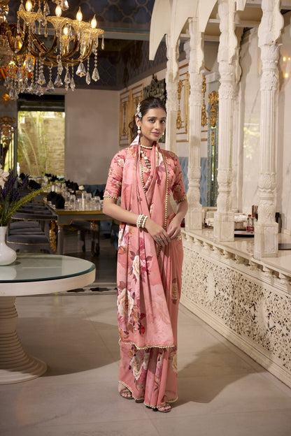 Georgette Silk Saree.