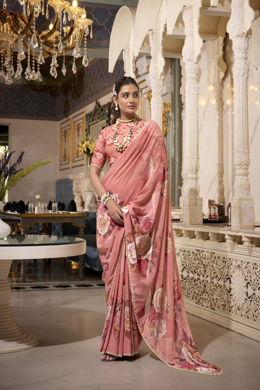 Georgette Silk Saree.