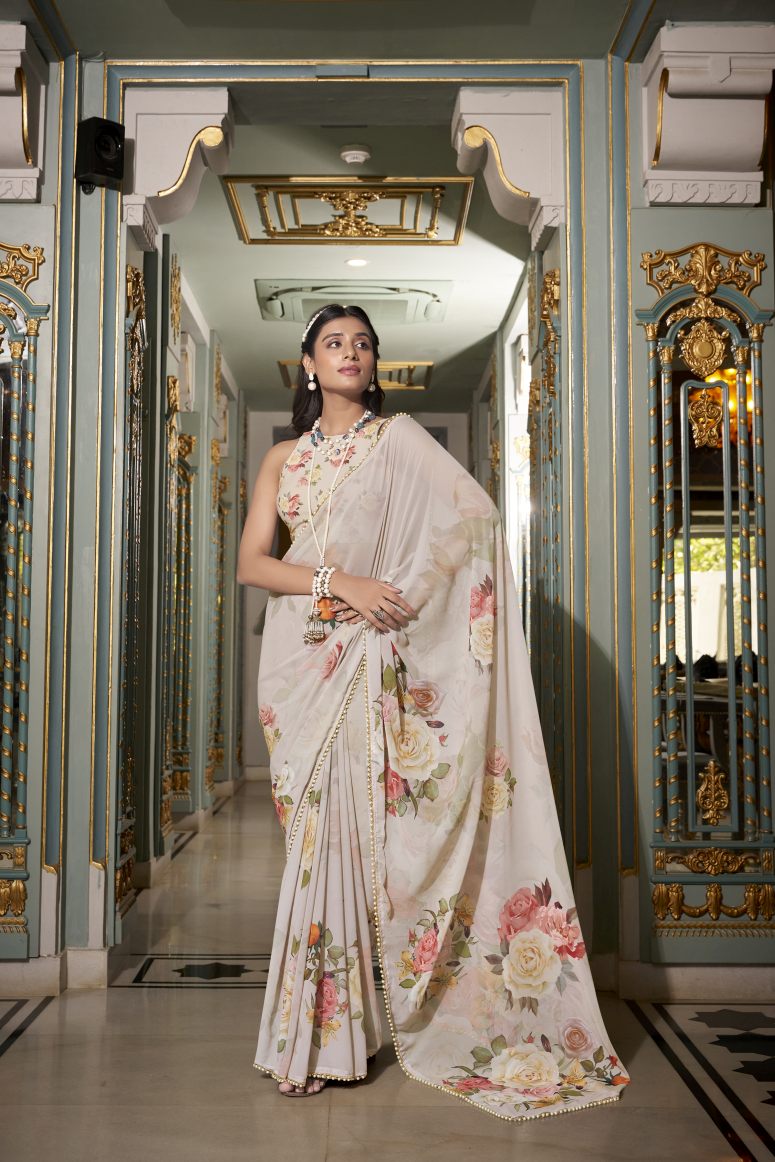 Georgette Silk Saree.