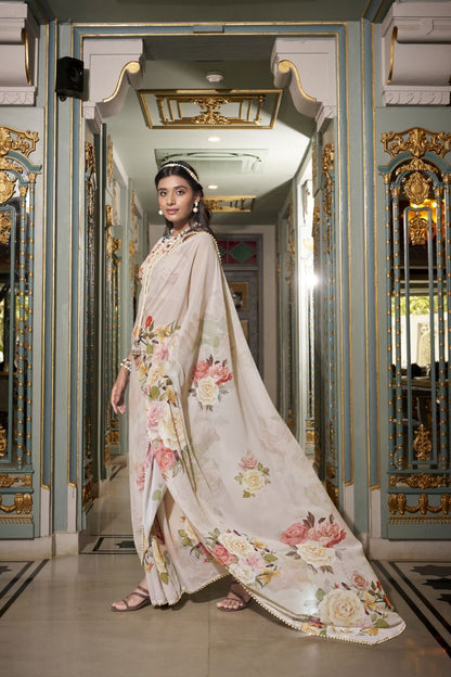 Georgette Silk Saree.